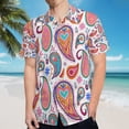 thumbnail image 5 of High Quality Hawaiian Shirts for Men Short Sleeve Aloha Beach Shirt Floral Summer Casual Button Down Shirts Blouses UCQRAX, 5 of 7