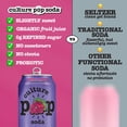 thumbnail image 5 of (Pack Of 24) Culture Pop Soda Probiotic Grape 12 Fl Oz, 5 of 9