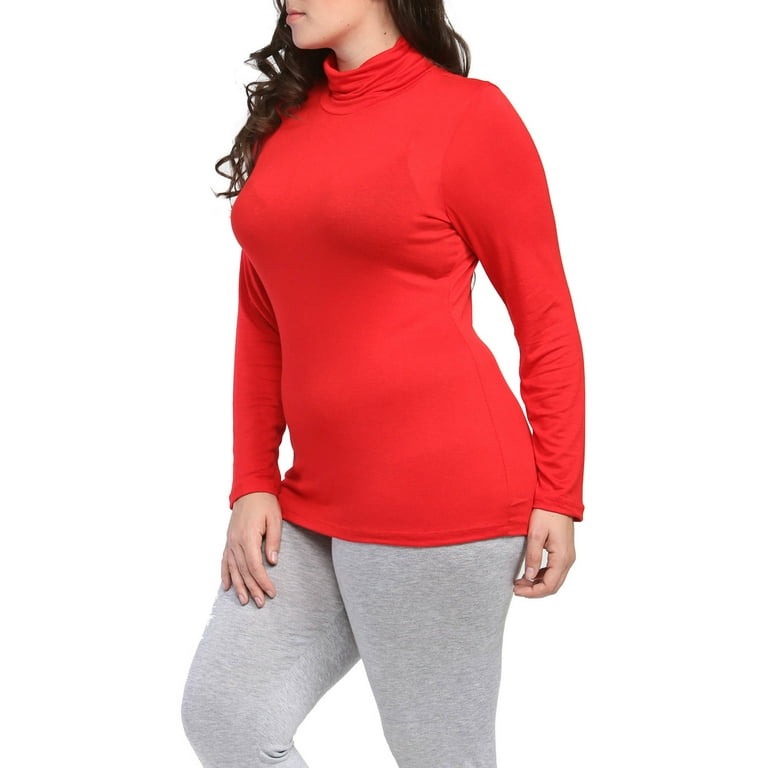 Women s Plus Size Turtleneck Sweater Walmart