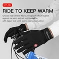 thumbnail image 5 of Winter Warm Gloves, Thermal Black Warm Gloves for Men Women Waterproof Touchscreen Non-Slip Freezer Gloves for Driving, Cycling,Hiking,Skating, 5 of 9