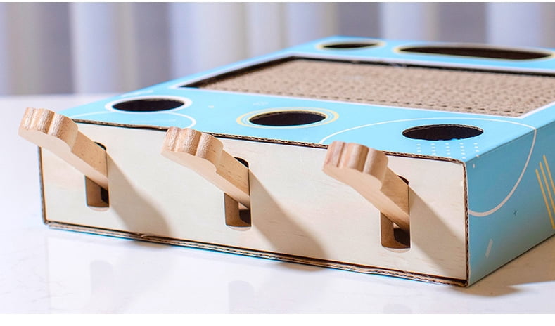 BARKWOW Whack-A- Mole Cat Scratch Toy