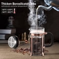 thumbnail image 2 of Cafetera QUQIYSO French Press 620 ml de acero inoxidable, 2 of 7