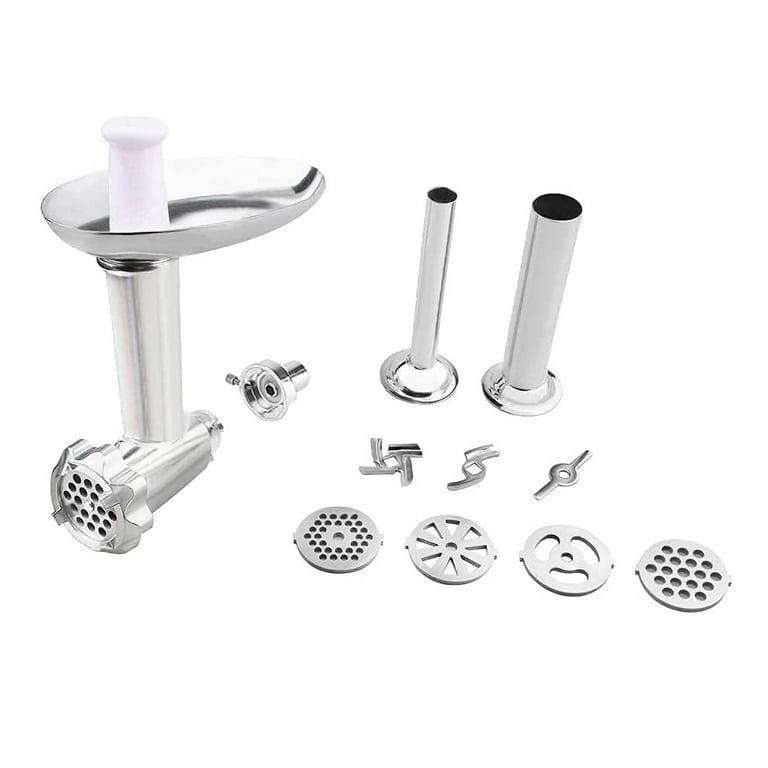 1111Fourone Stand Mixer Attachment Food Grinder Set Kitchen Grinding Tools  Replacement for Kenwood Chef