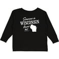 thumbnail image 3 of Inktastic Someone in Wisconsin Loves Me Boys or Girls Long Sleeve Toddler T-Shirt, 3 of 5