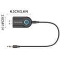 thumbnail image 3 of Receptor Bluetooth de alta resolución, adaptador de audio inalámbrico Bluetooth 5.0 con entrada auxiliar USB de 3,5 mm para estéreo de coche o casa, transmisión de música de alta resolución, adaptador, 3 of 9