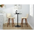 thumbnail image 2 of Vasari Counter Stools for Kitchen Counter, Counter Height Chairs, Bar Stools Set of 2, Counter Height Stools Set of 2, Bar Stools For Kitchen Island (Cream Faux Leather), 2 of 6