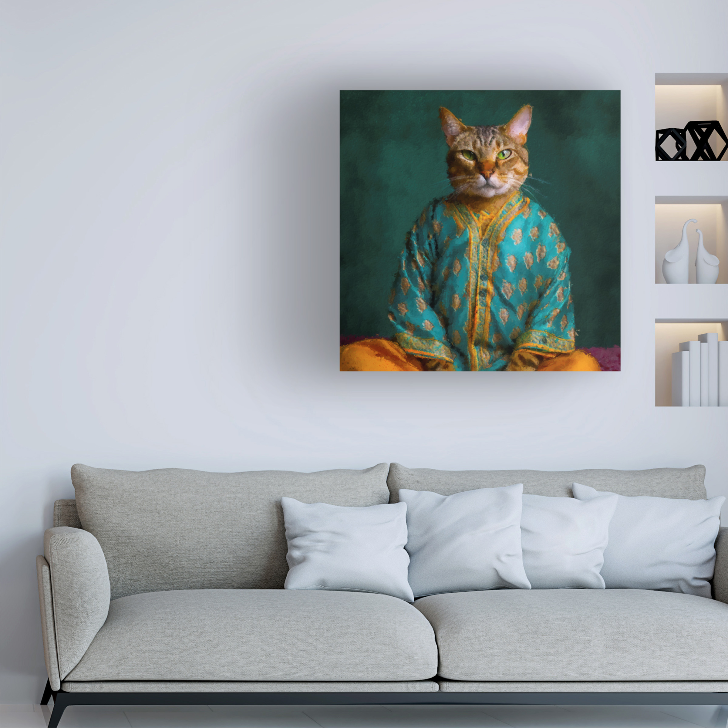 Canvas Wall Art - Sean Parnell 'Tantric' Wall Art for Living Room, Bedroom, or Office DÃ©cor by Trademark Fine Art - 18 x 18 Inches
