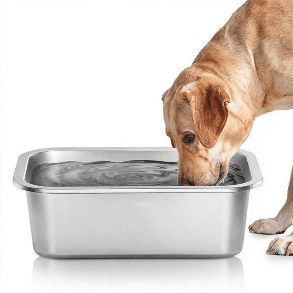 ACDANC Stainless Steel Dog Bowls for Large Dogs, High Capacity Metal Dog Food Bowls, Food and Water Bowl for Larges, X-Large, and Big Dogs Dog Food Bowl 1.25 Gallons