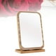 thumbnail image 2 of 1 espejo de maquillaje de escritorio, espejo plegable de madera, espejo de maquillaje cosmético grande., 2 of 5