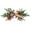 A, variant on Christmas Stair Swag Wreath Cedar Pine Garland Real Touch Christmas Wreath with Red Bow Berry Front Door Wall Window Stairs Holiday Christmas Decoration 20 inch