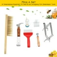 thumbnail image 2 of Kit d'Outils d'Apiculture, 7 Pcs un Ensemble d'Équipement d'Apiculture Outils d'Apiculture Conçus pour la Précision, 2 of 14