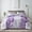 Purple, variant on Davulos Floral Comforter Set Queen,7 Piece Bed in a Bag Flower Comforter with Sheet Pink Bedding Set