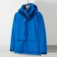 thumbnail image 2 of Fesfesfes Bomber Jacket for Women Winter Three-in-one Detachable Down Liner Windproof Plus Velvet Thickened Two-piece Suit, 2 of 4