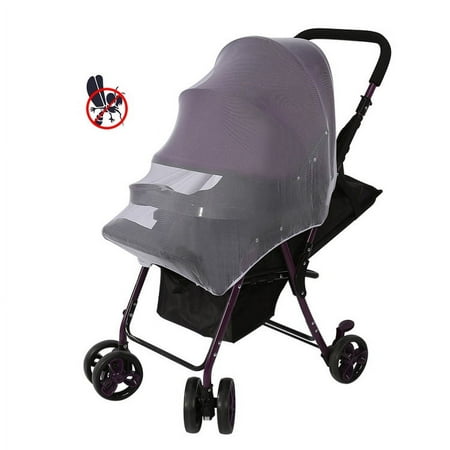 Walfront Infant Insect Mosquito Net for Stroller, Safe Mesh Premium, Transparent White