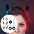 thumbnail image 4 of Accesorios de disfraz con orejas de , accesorios de disfraz de , accesorios de , vestido de oreja de látex de duende café Baoblaze Oreja de elfo de Halloween, 4 of 7