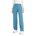 thumbnail image 3 of Fabrcox Scrub Pants for Women - Straight-Leg Cargo Pants with Pockets, Scrub Pants ,Blue S, 3 of 6