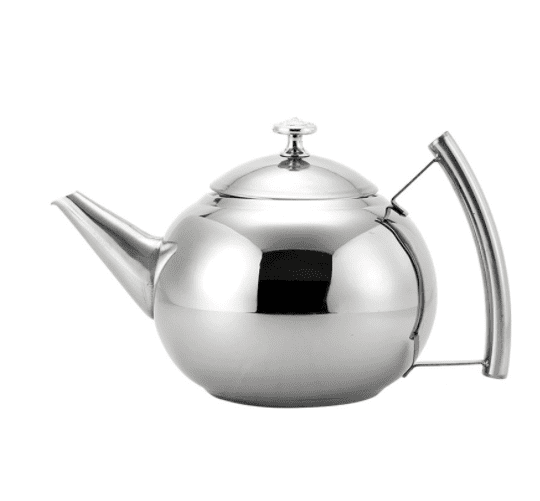 Teapot with Infuser Loose Tea Leaf 2 Liter Stainless Steel Small Kettle Teapot 
