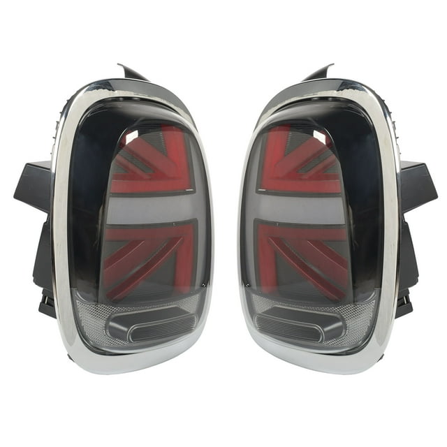Cooper LED Union Jack Tail Lights With Frame. Seamless Installation, Durable Construction for F55, F56, F57