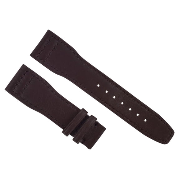 21MM CALF LEATHER STRAP WATCH BAND FOR IWC PILOT PORTUGUESE TOP GUN 377714 BROWN