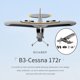 thumbnail image 4 of 2,4G modelo de juguete LS B3 espuma Control remoto avión RC ala fija avión e para regalo de Navidad edad 14 + principiantes con batería de luz 2 perfke Avión RC, 4 of 9