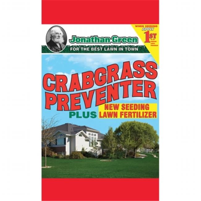 CRABGRASS PREVENTER PLUS NEW SEEDING FERTILIZER
