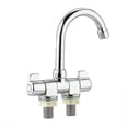 thumbnail image 4 of Foldable Rotating RV Faucet - Two-Handle Deck/Wall Mounted Hot & Cold Water Mixer Tap for Motorhome & Travel Trailer_Perfect Gift, 4 of 5