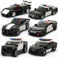 thumbnail image 2 of City Police Cars Victoria MOC Vehicle SWAT Patrol M5 M8 Building Blocks Speed Champions Sets Racing Model Technique Kids Toys, 2 of 10