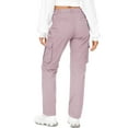 thumbnail image 2 of TRGPSG Women's Relaxed Fit Cargo Pants Outdoor Sport Hiking Pants Casual Pants Parachute Pants with Zipper Pockets, 2 of 6
