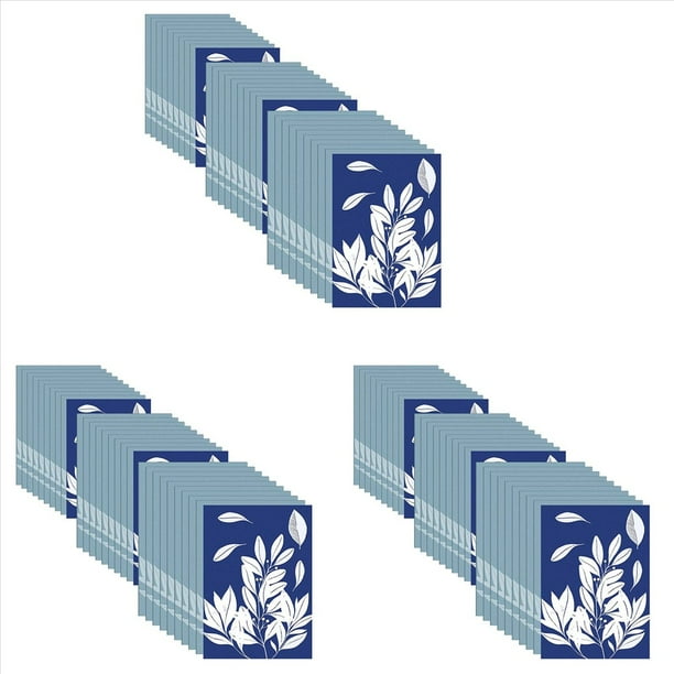 150 Hojas de Papel de Impresión Solar, Papel de Cianotipo A4 A5 A6, Papel de Dibujo Solar, Sensibilidad, Papel de Impresión Natural para Niños y Adultos