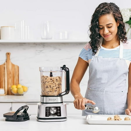 Ninja - Foodi Power Blender & Processor System, Smoothie Bowl Maker & Nutrient Extractor*, 1400WP smartTORQUE 6 Auto-iQ - Silver