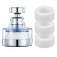 thumbnail image 2 of 360° Rotating Bathroom Faucet Filter Faucet Purifier Heavy And Hard Water Water Faucet Filter For Kitchen And Bathroom Water Purifier For,1X Clearance, 2 of 9