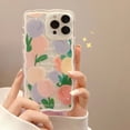 thumbnail image 4 of Compatible with iPhone 14 Case Clear 6.1 Inch (2022) with Flower Cute Strawberry Lace Design for Girls Woman TPU Protective Slim Shockproof Floral Case for iPhone 14, 4 of 5
