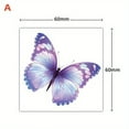thumbnail image 3 of 3D Tattoo Sticker, Y2k Style Colorful Butterfly Realistic Pattern, Waterproof Temporary Tattoos For Men And Women, 3 of 5