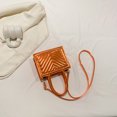 thumbnail image 4 of Bolsa De Hombro Bolso de mano para mujer, de piel sintética, acolchado, informal, para mujer, para niñas (naranja) Likrtyny Para Estrenar, 4 of 9