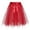 RD1, variant on Girls Sequin Skirt Sparkly Pleated Mesh Skirts Holiday Carnival Party Dress Bowknot Elastic Waist Princess Dancewear Dresses Performance Orange One Size