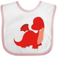 thumbnail image 3 of Inktastic Adorable Red Dragon Boys Baby Bib, 3 of 4