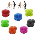 thumbnail image 5 of Bangcool Reaction Ball High-bounce Six-sided Agility Training Ball for Tennis Ping Pong, 5 of 5