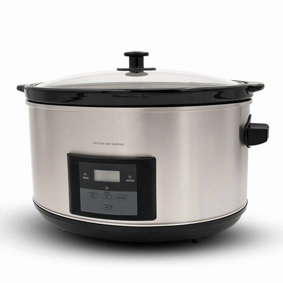 Elite Cuisine MST509 8.5Qt. Stainless Steel Digital Slow Cooker