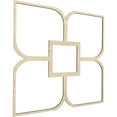 thumbnail image 3 of 39"W x 39"H x 3/8"T Extra Large Olivia Decorative Fretwork Wood Ceiling Panels, Birch, 3 of 10