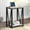 LightGrey, variant on End Table - Industrial Style with Storage - Dark Gray Finish