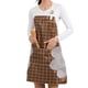 thumbnail image 1 of Delantal a rayas para cocina, 2 uds., delantal grueso impermeable y a prueba de aceite, 1 of 6