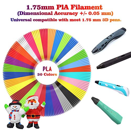 Buy dikale 3D Pen Filament Refills 30 Colors, Bonus 250 Stencils eBooks