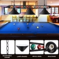 thumbnail image 5 of GSE Games & Sports Expert 59" Hanging Billiard Pool Table Light with Adjustable Metal Chain and Billiard Ball Decoration. Great for 7ft/8ft Pool Tables, Billiards Room, Bar - Black, 5 of 7