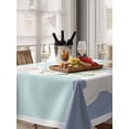 thumbnail image 6 of Happy Easter Table Cloth, Waterproof Tablecloth for Rectangle Tables, Cute Bunny Colorful Eggs Spring Flowers Blue Purple Reusable Washable Fabric Table Cover for Restaurant Kitchen Dining 60"x84", 6 of 9