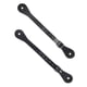 thumbnail image 3 of Juego de 2 correas de espuelas para botas de piel sintética de primera calidad para damas occidentales Negro, 3 of 6