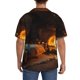 thumbnail image 3 of Balery Cozy Tree Hole Cabin Camisa Casual de Manga Corta con Botones para Hombre, Texturizada, Estilo Cubano, para Playa, Verano-3X-Large, 3 of 5