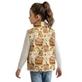 thumbnail image 3 of Pzuqiu Capybara Girl Outerwear Vest Size 2 Versatile Casual Winter Lightweight Sleeveless Fleece Jacket with Pocket Personalized Wind Proof Warm for Teen Girls Trendy, 3 of 7