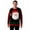 Black - Buffalo Plaid Santa, variant on #followme Mens Ugly Christmas Sweater - Sweaters for Men 6774-215-XXL