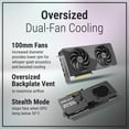 thumbnail image 5 of PNY NVIDIA GeForce RTX™ 5070 Slim Dual-Fan, Dual-Slot OC Graphics Card (12GB GDDR7, SFF-Ready, 192-bit, Boost Speed: 2587 MHz, PCIe® 5.0, HDMI®/DP 2.1, NVIDIA Blackwell Architecture, DLSS 4.5), 5 of 20