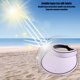 thumbnail image 5 of Sombrero de sol de seda de hielo de doble cara para mujer - UPF Protección Solar, Plegable y Transpirable, Ala de 12 cm, Circunferencia de 56-58 cm, Beige/Rosa/Azul, 5 of 7